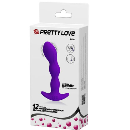 PRETTY LOVE - ANAL MASSAGER 12 LILAC VIBRATION MODES - My naughty haven #