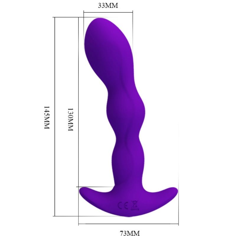 PRETTY LOVE - ANAL MASSAGER 12 LILAC VIBRATION MODES - My naughty haven #
