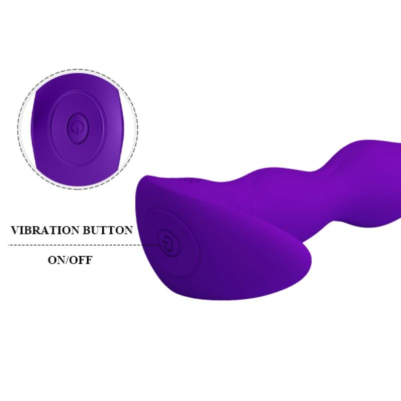 PRETTY LOVE - ANAL MASSAGER 12 LILAC VIBRATION MODES - My naughty haven #