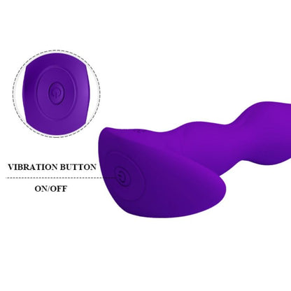 PRETTY LOVE - ANAL MASSAGER 12 LILAC VIBRATION MODES - My naughty haven #