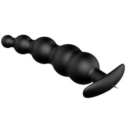 PRETTY LOVE - ANAL PLUG SILICONE EXTRA STIMULATION AND 12 VIBRATION MODES BLACK REMOTE CONTROL - My naughty haven #