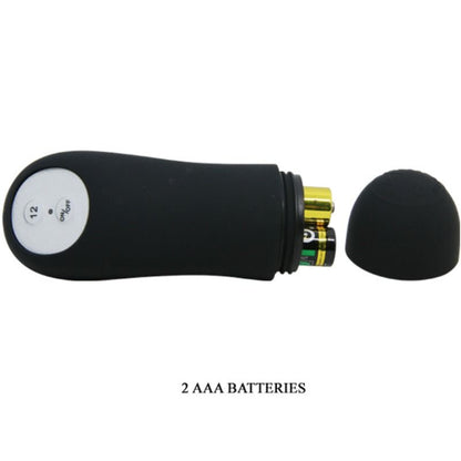 PRETTY LOVE - ANAL PLUG SILICONE EXTRA STIMULATION AND 12 VIBRATION MODES BLACK REMOTE CONTROL - My naughty haven #