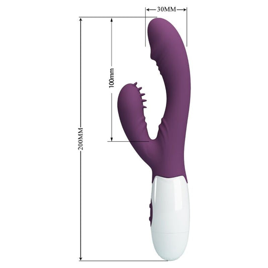 PRETTY LOVE - ANDRE RABBIT VIBRATOR & G-POINT STIMULATOR PURPLE - My naughty haven #