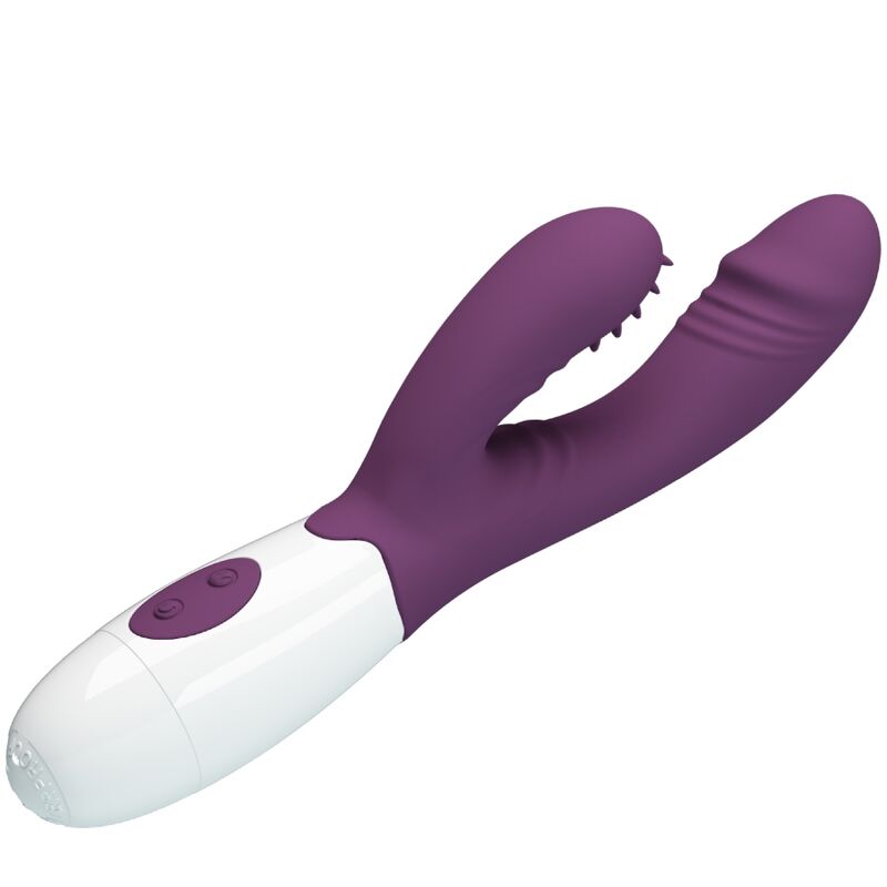 PRETTY LOVE - ANDRE RABBIT VIBRATOR & G-POINT STIMULATOR PURPLE - My naughty haven #