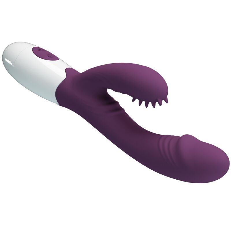 PRETTY LOVE - ANDRE RABBIT VIBRATOR & G-POINT STIMULATOR PURPLE - My naughty haven #