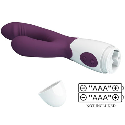 PRETTY LOVE - ANDRE RABBIT VIBRATOR & G-POINT STIMULATOR PURPLE - My naughty haven #
