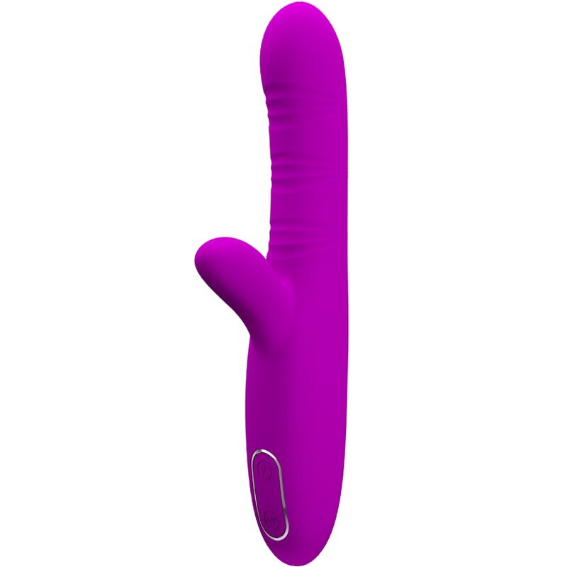 PRETTY LOVE - ANGELIQUE MULTIFUNCTION VIBRATOR + CLITORIS STIMULATOR PURPLE - My naughty haven #