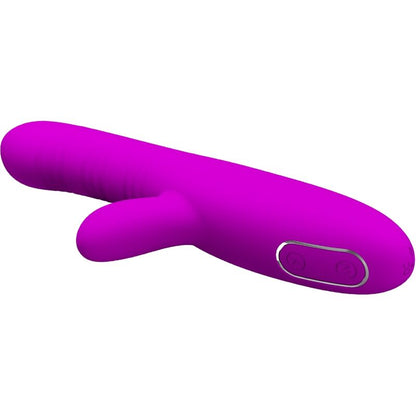 PRETTY LOVE - ANGELIQUE MULTIFUNCTION VIBRATOR + CLITORIS STIMULATOR PURPLE - My naughty haven #