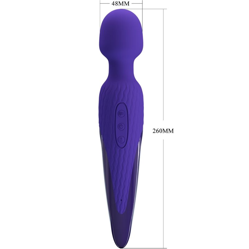 PRETTY LOVE - ANTONY YOUTH WAND VIBRATOR VIOLET HEAT EFFECT - My naughty haven #