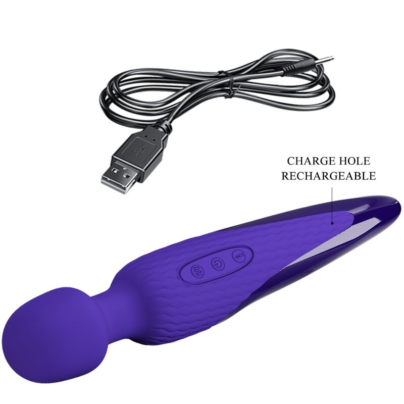 PRETTY LOVE - ANTONY YOUTH WAND VIBRATOR VIOLET HEAT EFFECT - My naughty haven #