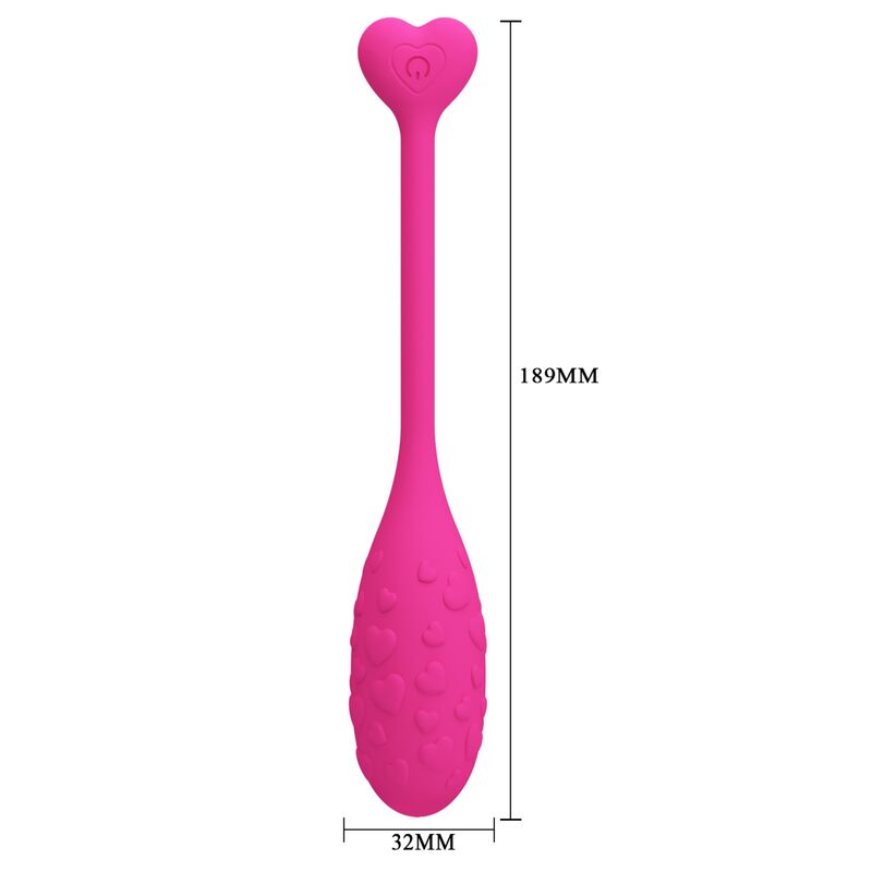 PRETTY LOVE - APP CONTROLLED PINK FISHER VIBRATING EGG - My naughty haven #