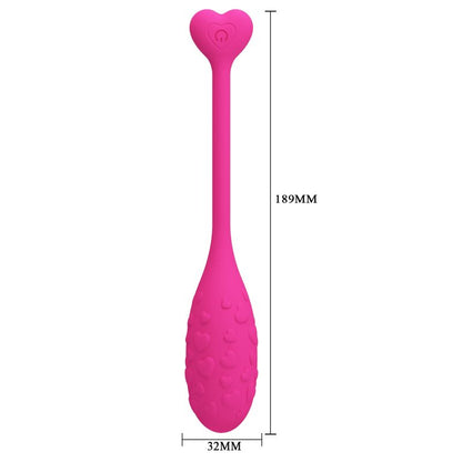 PRETTY LOVE - APP CONTROLLED PINK FISHER VIBRATING EGG - My naughty haven #