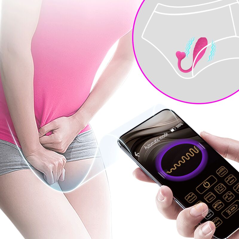 PRETTY LOVE - APP CONTROLLED PINK FISHER VIBRATING EGG - My naughty haven #