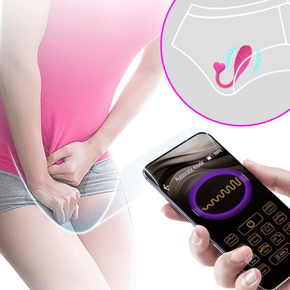 PRETTY LOVE - APP CONTROLLED PINK FISHER VIBRATING EGG - My naughty haven #