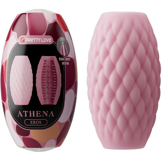 PRETTY LOVE - ATHENA EROS SILICONE MALE MASTURBATOR PINK - My naughty haven #