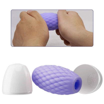 PRETTY LOVE - ATHENA EROS SILICONE MALE MASTURBATOR PURPLE - My naughty haven #
