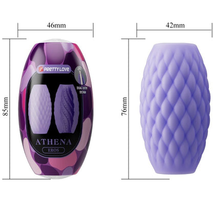 PRETTY LOVE - ATHENA EROS SILICONE MALE MASTURBATOR PURPLE - My naughty haven #