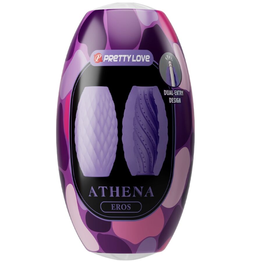 PRETTY LOVE - ATHENA EROS SILICONE MALE MASTURBATOR PURPLE - My naughty haven #