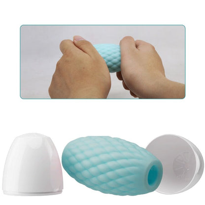 PRETTY LOVE - ATHENA EROS SILICONE MALE MASTURBATOR SKY BLUE - My naughty haven #