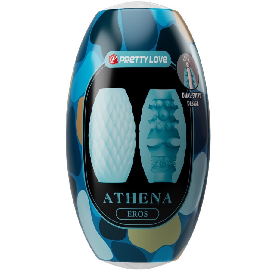 PRETTY LOVE - ATHENA EROS SILICONE MALE MASTURBATOR SKY BLUE - My naughty haven #
