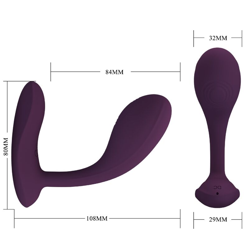 PRETTY LOVE - BAIRD G-SPOT 12 VIBRATIONS RECHARGEABLE LILA APP - My naughty haven #