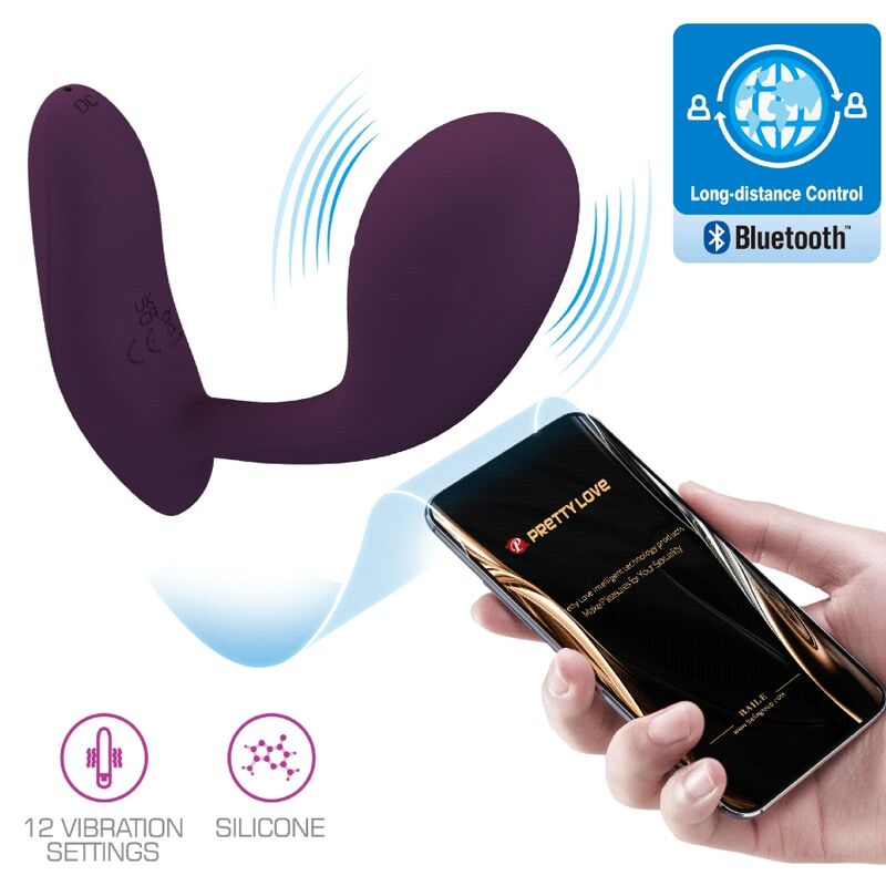 PRETTY LOVE - BAIRD G-SPOT 12 VIBRATIONS RECHARGEABLE LILA APP - My naughty haven #