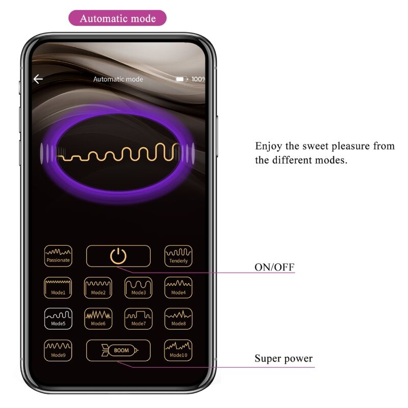PRETTY LOVE - BAIRD G-SPOT 12 VIBRATIONS RECHARGEABLE LILA APP - My naughty haven #