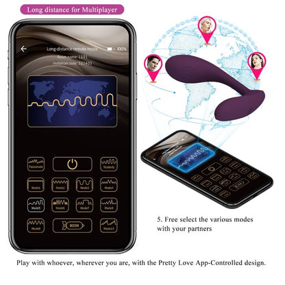 PRETTY LOVE - BAIRD G-SPOT 12 VIBRATIONS RECHARGEABLE LILA APP - My naughty haven #