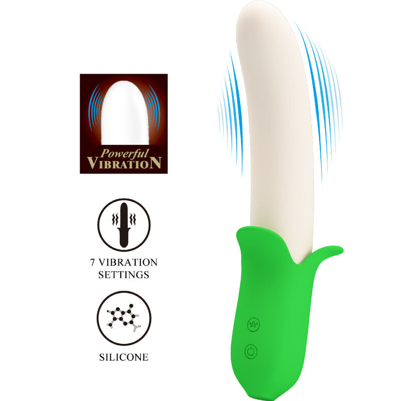 PRETTY LOVE - BANANA KNIGHT SUPER POWER 7 SILICONE VIBRATIONS - My naughty haven #