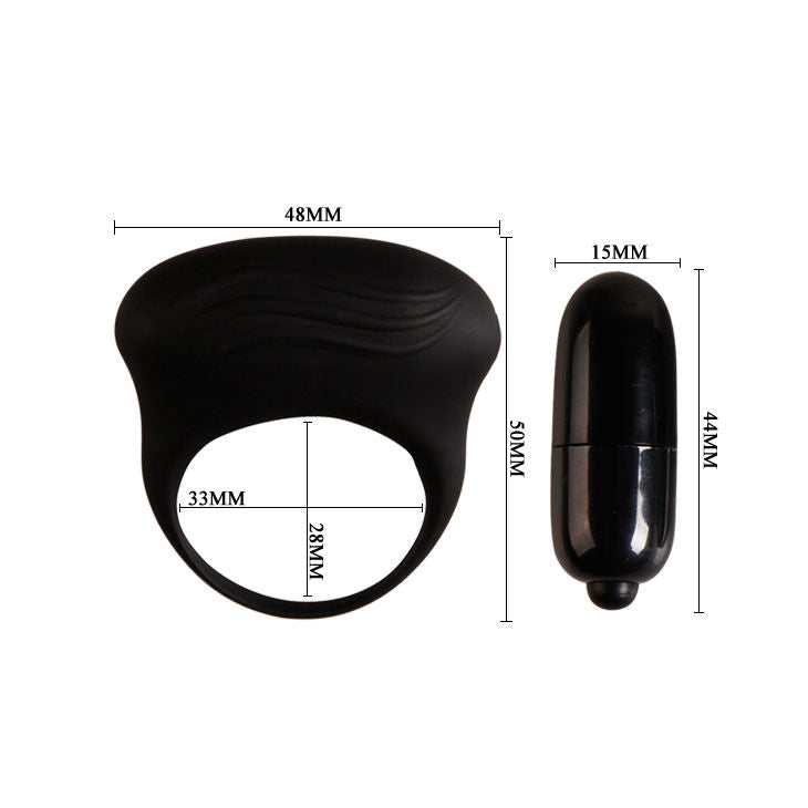 PRETTY LOVE - BERTRAM BLACK VIBRATOR RING - My naughty haven #