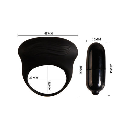 PRETTY LOVE - BERTRAM BLACK VIBRATOR RING - My naughty haven #