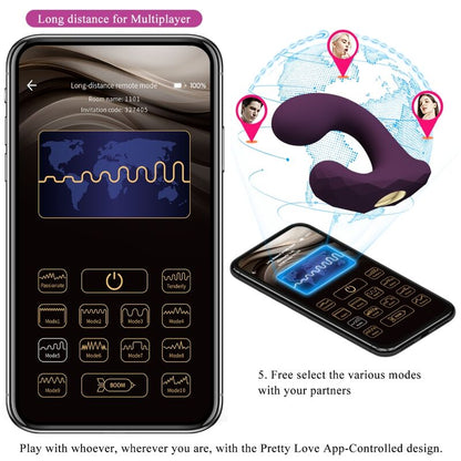 PRETTY LOVE - BILLY VIBRATION REMOTE CONTROL PURPLE FREE APP - My naughty haven #