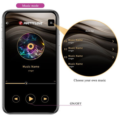 PRETTY LOVE - BILLY VIBRATION REMOTE CONTROL PURPLE FREE APP - My naughty haven #