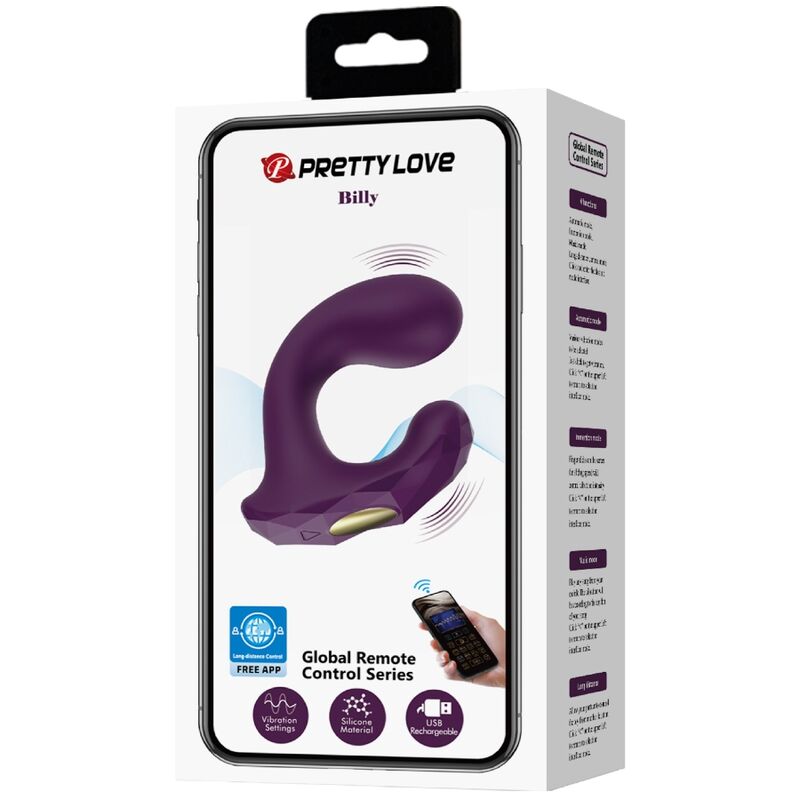 PRETTY LOVE - BILLY VIBRATION REMOTE CONTROL PURPLE FREE APP - My naughty haven #
