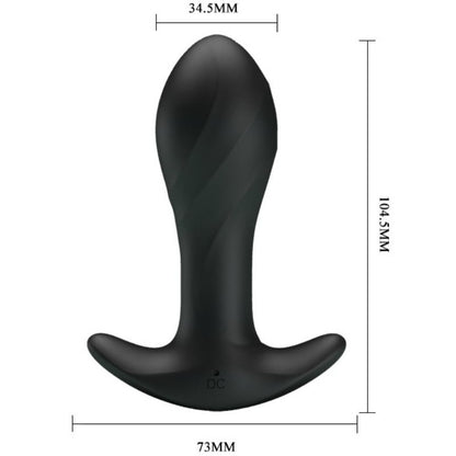 PRETTY LOVE - BLACK ANAL VIBRATOR - My naughty haven #