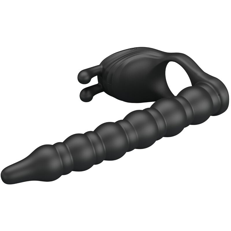 PRETTY LOVE - BLACKNEY PENIS RING WITH BLACK VIBRATOR PLUG - My naughty haven #