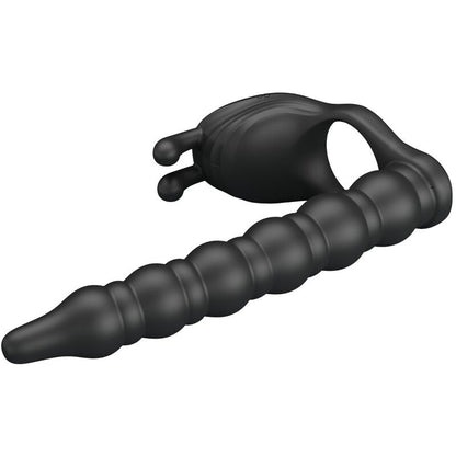 PRETTY LOVE - BLACKNEY PENIS RING WITH BLACK VIBRATOR PLUG - My naughty haven #