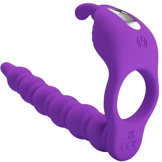 PRETTY LOVE - BLACKNEY PENIS RING WITH LILA VIBRATOR PLUG - My naughty haven #