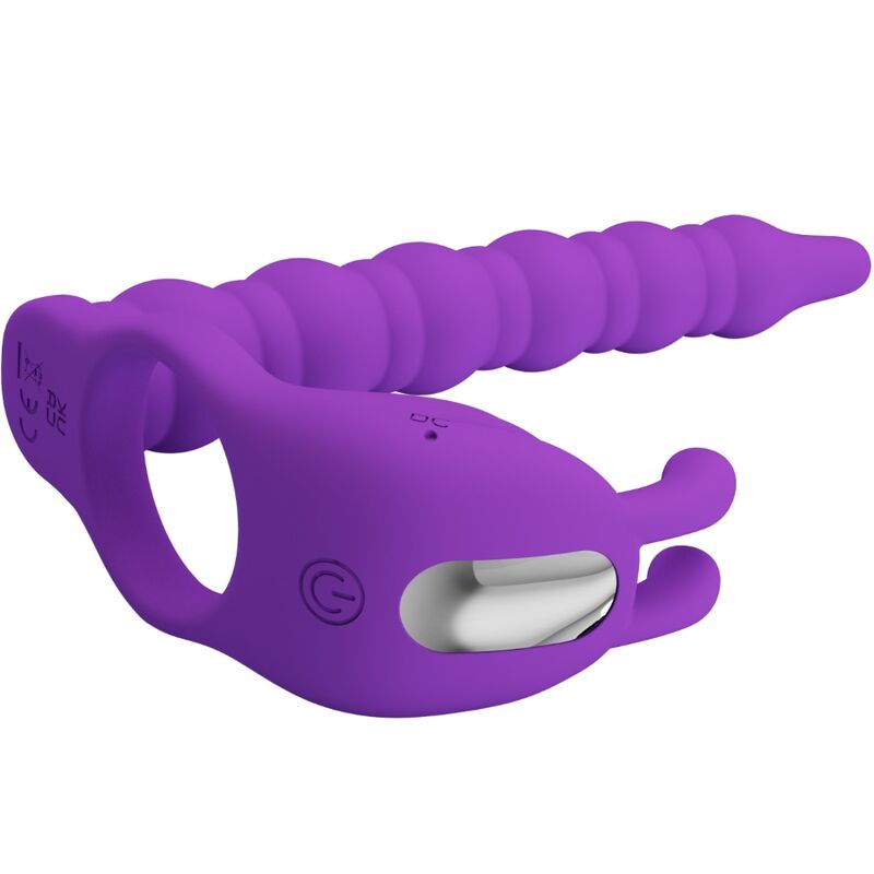 PRETTY LOVE - BLACKNEY PENIS RING WITH LILA VIBRATOR PLUG - My naughty haven #