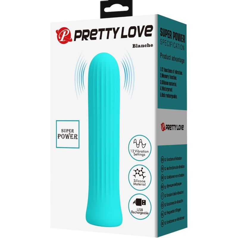 PRETTY LOVE - BLANCHE BLUE STIMULATOR VIBRATOR - My naughty haven #