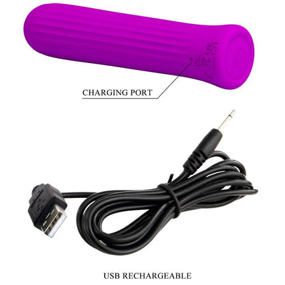 PRETTY LOVE - BLANCHE PINK STIMULATOR VIBRATOR - My naughty haven #