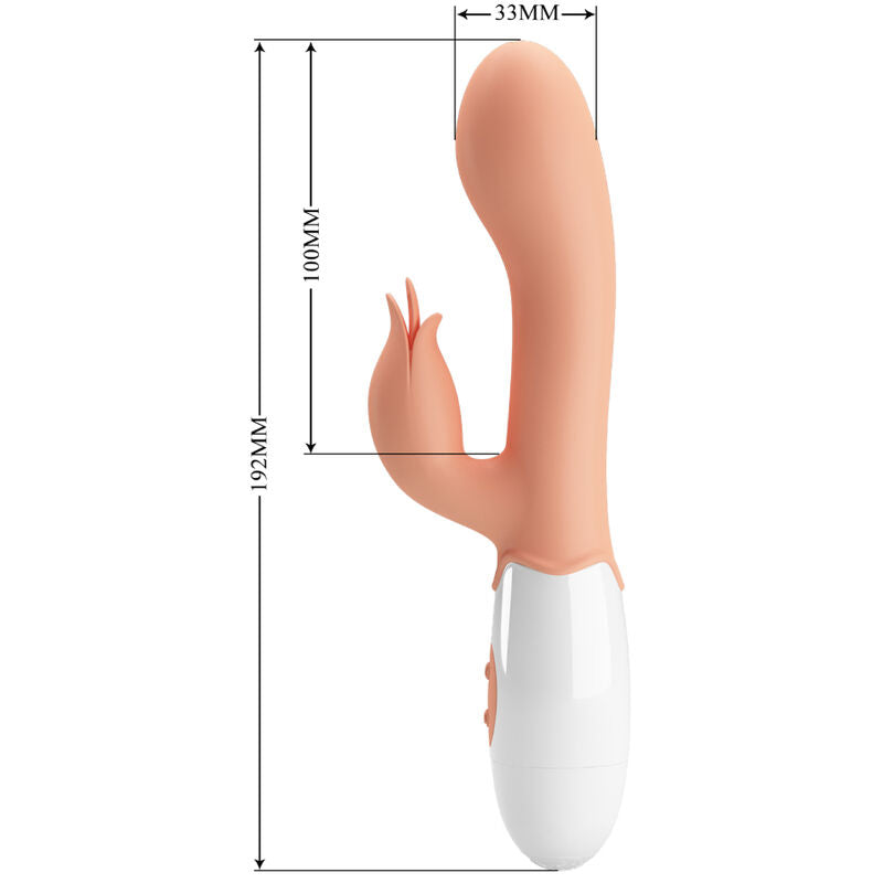 PRETTY LOVE - BLOODY MARY VIBRATOR WITH STIMULATOR - My naughty haven #