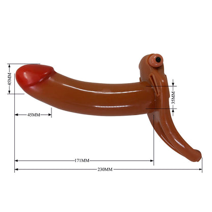 PRETTY LOVE - BRADDEN VIBRATING STRAP-ON - My naughty haven #