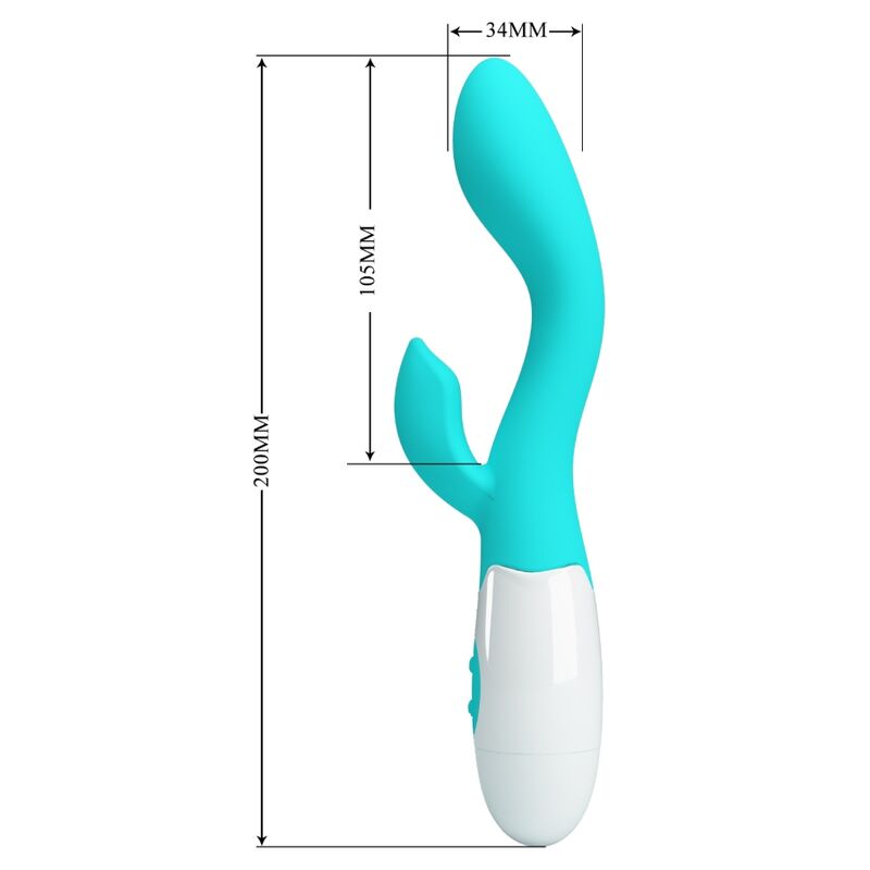 PRETTY LOVE - BRIGHTY G-SPOT VIBRATOR AQUA GREEN - My naughty haven #