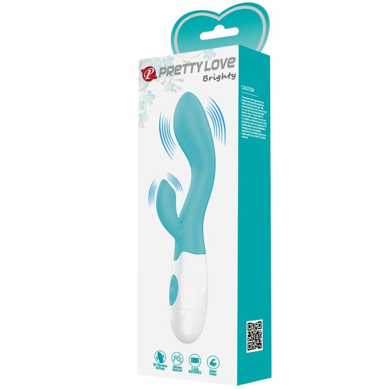 PRETTY LOVE - BRIGHTY G-SPOT VIBRATOR AQUA GREEN - My naughty haven #