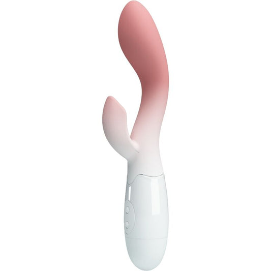 PRETTY LOVE - BRIGHTY G-SPOT VIBRATOR + CLITORIS STIMULATOR 30 VIBRATIONS PINK - My naughty haven #