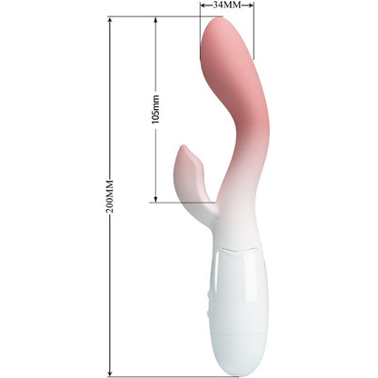PRETTY LOVE - BRIGHTY G-SPOT VIBRATOR + CLITORIS STIMULATOR 30 VIBRATIONS PINK - My naughty haven #
