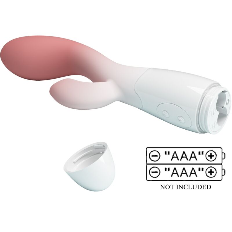 PRETTY LOVE - BRIGHTY G-SPOT VIBRATOR + CLITORIS STIMULATOR 30 VIBRATIONS PINK - My naughty haven #