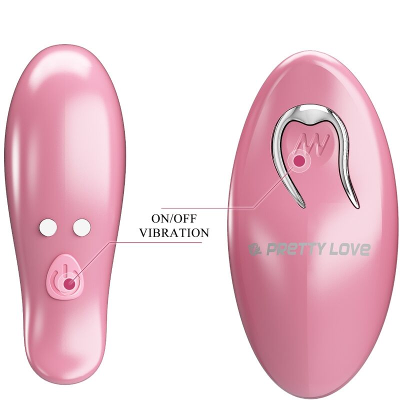 PRETTY LOVE - CAILEY NIPPLE CLAMPS 10 VIBRATIONS REMOTE CONTROL PINK - My naughty haven #