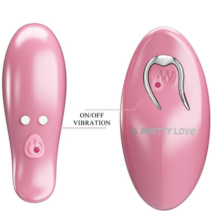PRETTY LOVE - CAILEY NIPPLE CLAMPS 10 VIBRATIONS REMOTE CONTROL PINK - My naughty haven #